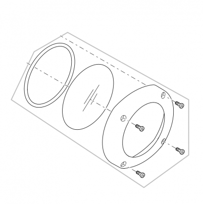 Ersatz Oberteil/Glas LunAqua Power LED XL