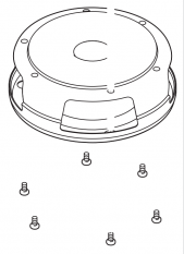 Pumpenfuss mit O-Ring MudDrain 20/25000