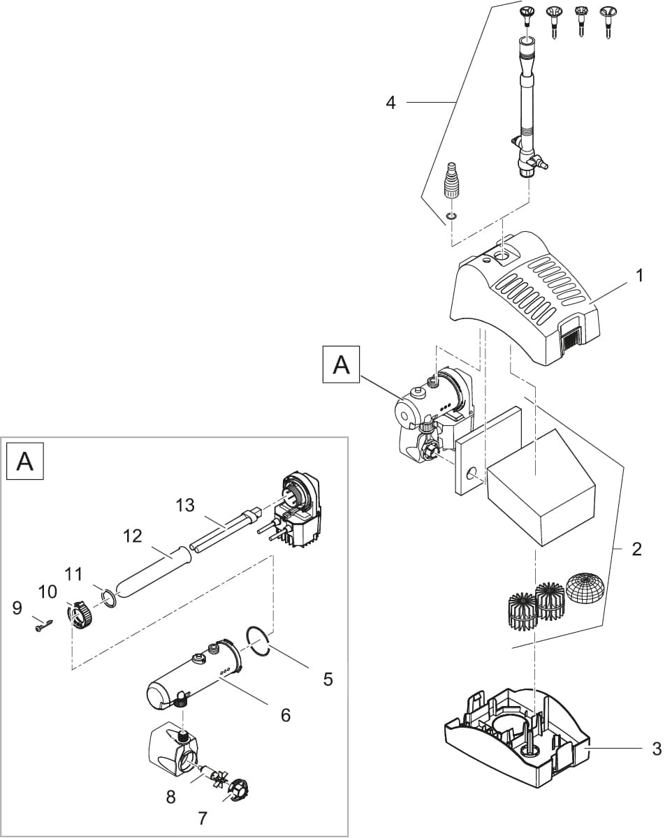 Bauplan Pontec PondoRell 3000 Ersatzteile